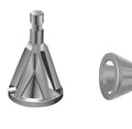Herramienta para Desbarbar Tornillos - 6 Ranuras Plata