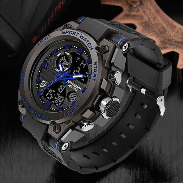 TitanGuard | Multifunctioneel Militair Herenhorloge - Blauw - TitanGuard | Multifunctioneel Militair Herenhorloge - €25 - Pantino