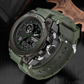 TitanGuard | Multifunctioneel Militair Herenhorloge - Legergroen - TitanGuard | Multifunctioneel Militair Herenhorloge - €25 - Pantino