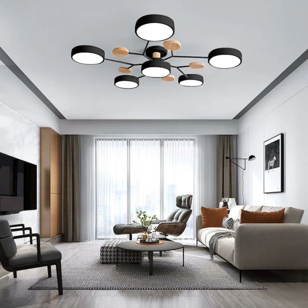 Ronde LED plafondlamp, voor verlichting Hout – Premium Kwaliteit