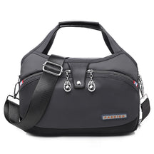 bags : MultiSafe - Waterdichte Nylon Handtas in Grijs van Pantino