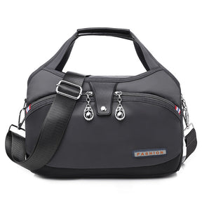 bags : MultiSafe - Waterdichte Nylon Handtas in Grijs van Pantino
