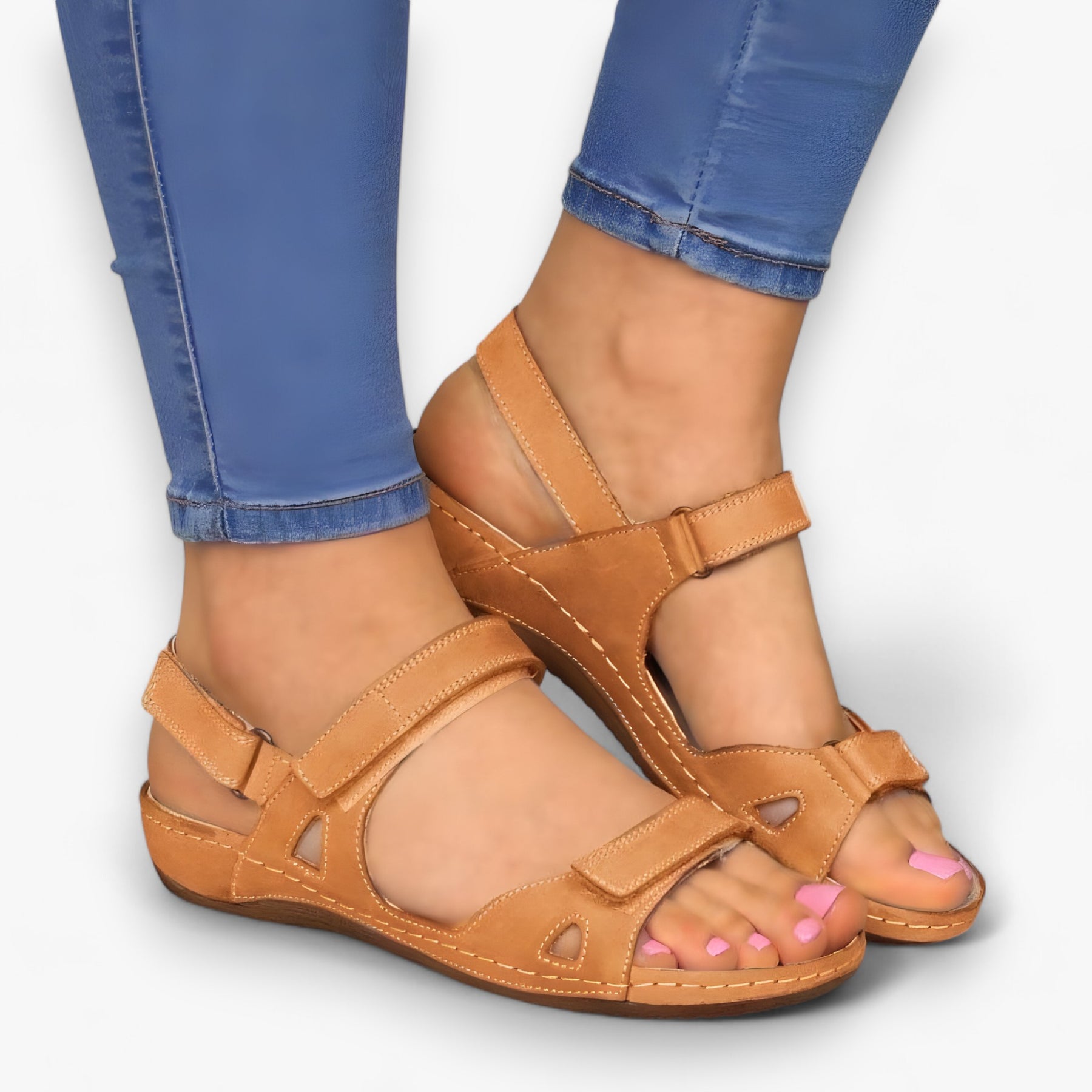 Premium™ | Orthopedische sandalen 2024 - Bruin - Premium™ | Orthopedische sandalen 2024 - €25 - Pantino