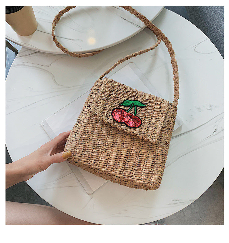 Beach bag : Veala | Crossbody strandtas voor vrouwen in Khaki van Pantino