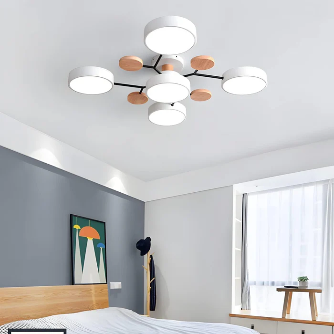 Ronde LED plafondlamp, voor verlichting Hout – Premium Kwaliteit