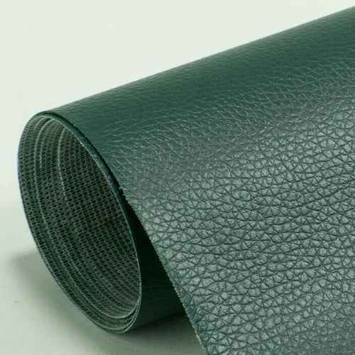 Zwarte zelfklevende leerlappen voor reparatie van bank, autostoelen, kleding - Set van 10x20cm