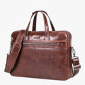 Laptoptaske Kaffebrun - Elegant Læder