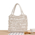Borsa da Spiaggia Bianca - Femminile in Vimini