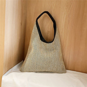 Veala | Rotan Vrouwen Schoudertas - SeaSide Chic - - Beach bag - Pantino