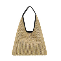 Veala | Rotan Vrouwen Schoudertas - SeaSide Chic - Khaki - Beach bag - Pantino