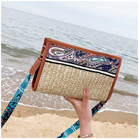 Veala | Retro Etnische Wind Strandtas - SeaSide Chic - - Beach bag - Pantino