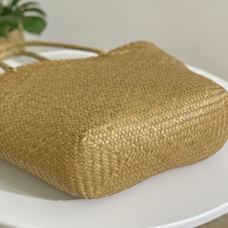 Veala | Rotan Geweven Tas - - Beach bag - Pantino