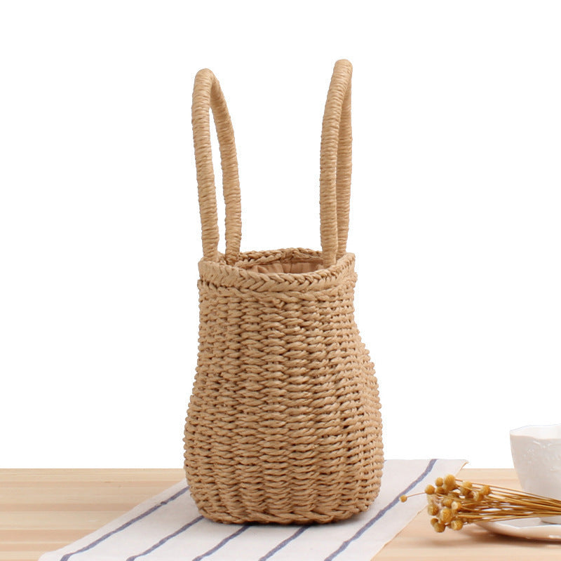 bags : Veala | Handgemaakte geweven tassen van stro - Shore Chic in van Pantino