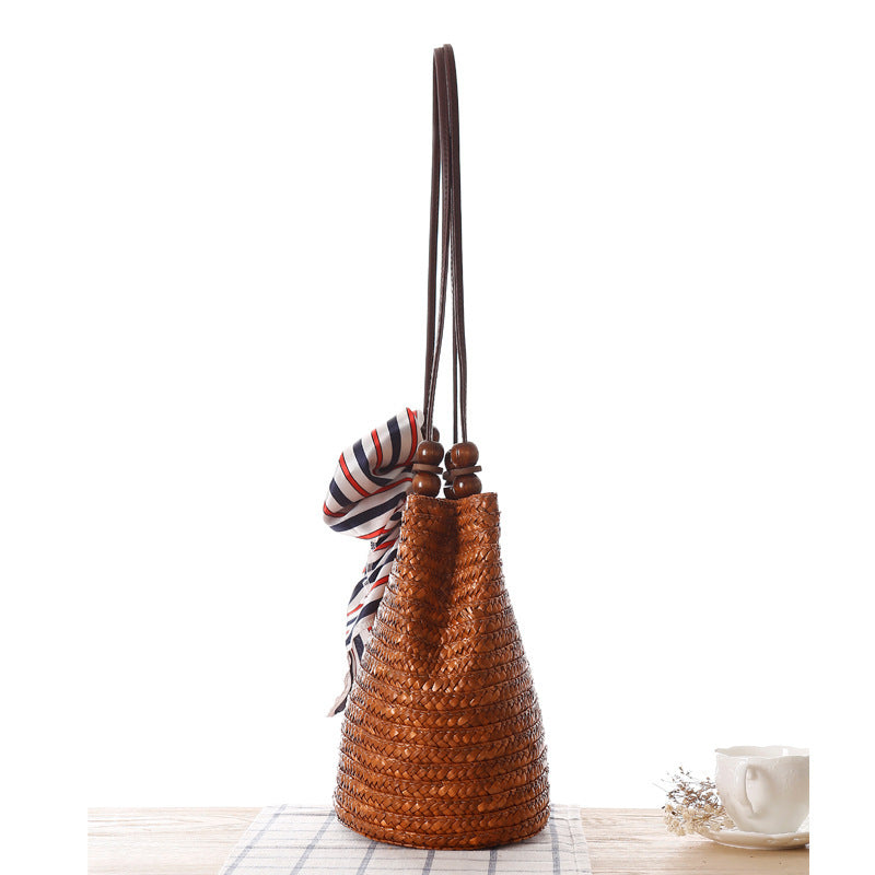 Beach bags : Veala | Schoudertas van stro in van Pantino