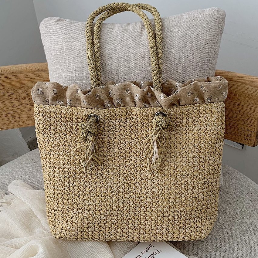 Veala | Geweven draagtas - Zomertas - - Beach bag - Pantino