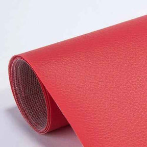 Zwarte zelfklevende leerlappen voor reparatie van bank, autostoelen, kleding - Set van 10x20cm