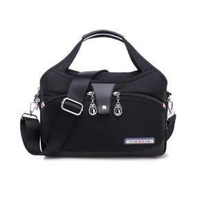 bags : MultiSafe - Waterdichte Nylon Handtas in Zwart van Pantino