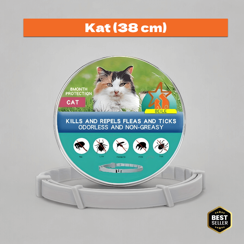 FleaFlex™ | 8 Maanden Teken- en Vlooienbescherming - Kat (38cm) - - Pantino