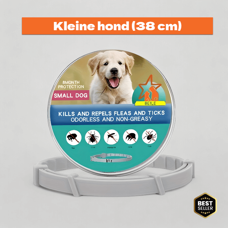 FleaFlex™ | 8 Maanden Teken- en Vlooienbescherming - Kleine hond (38cm) - - Pantino