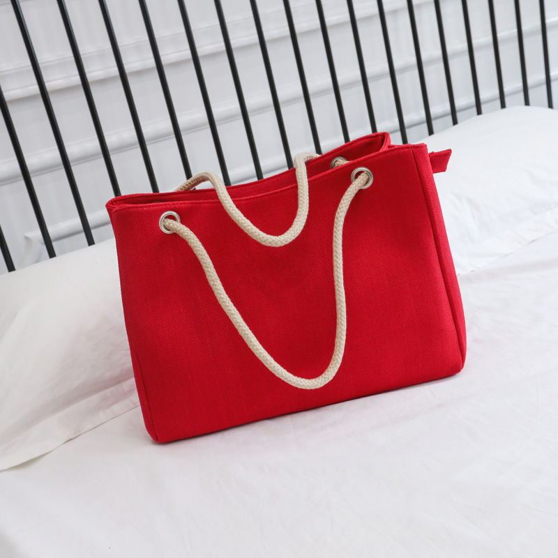 Veala | Zee strand vrouwelijke tas - Rood - Beach bag - Pantino