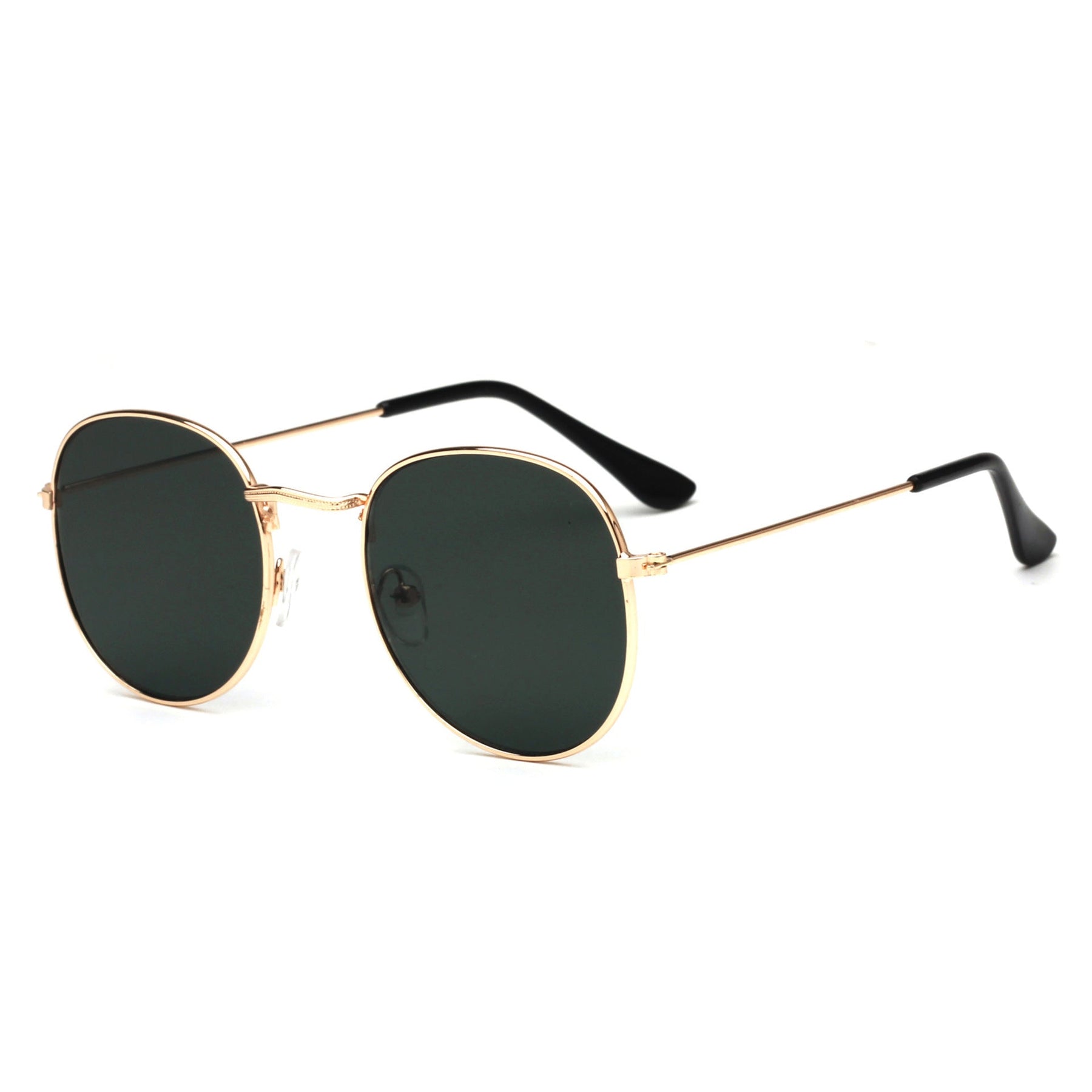 Veala | Modieuze metalen zonnebril - Gouden - Sunglasses - Pantino