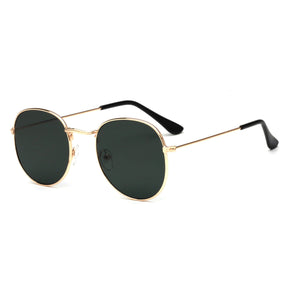 Veala | Modieuze metalen zonnebril - Gouden - Sunglasses - Pantino