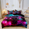 CoolCovers - Pościel Zestaw Neonowy Samochód Wyścigowy - Dziecięca