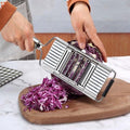 Cortador de verduras multifuncional plateado