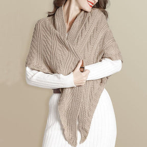 Fine Knitted Scarf™ | Driehoekige modesjaal voor vrouwen - - Accessoires - Pantino