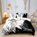 Luxe Layers - Juego de ropa de cama con funda nórdica estampada atrapasueños