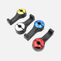 Ganci Organizer Auto Argento - Portaoggetti Multifunzione per Sedile Posteriore - Metallo