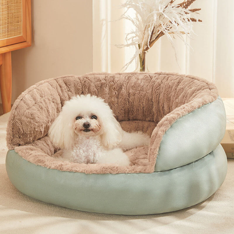 Knusse Donut Hondenmand - Pastelgroen - Groen - Pet Bed - Pantino