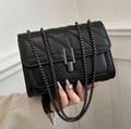 Bolso Deborah de cuero negro