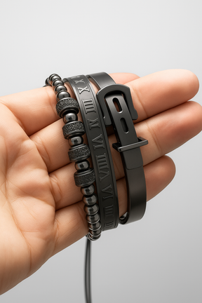 accessories : Titanium Armband Set in van Pantino