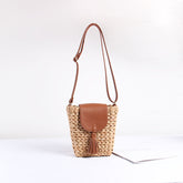 Veala | Handgeweven tassen - Khaki - Beach bag - Pantino