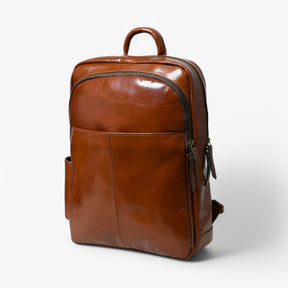 Valentino | Luxe Italiaanse Leren Rugzak - Bruin - €25 : Valentino | Luxe Italiaanse Leren Rugzak - Bruin in van Pantinoshop