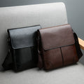 Borsa a Tracolla Uomo Marrone - Moda Casual Uomo alla Moda Borsa a Spalla Casual