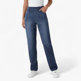 (pinterest) Nina | Broek met hoge taille - Rekbaar & Comfortabel - € : Nina | Broek met hoge taille - Rekbaar & Comfortabel in Paint Blauw Denim (Nog 8 stuks beschikbaar) van Pantinoshop