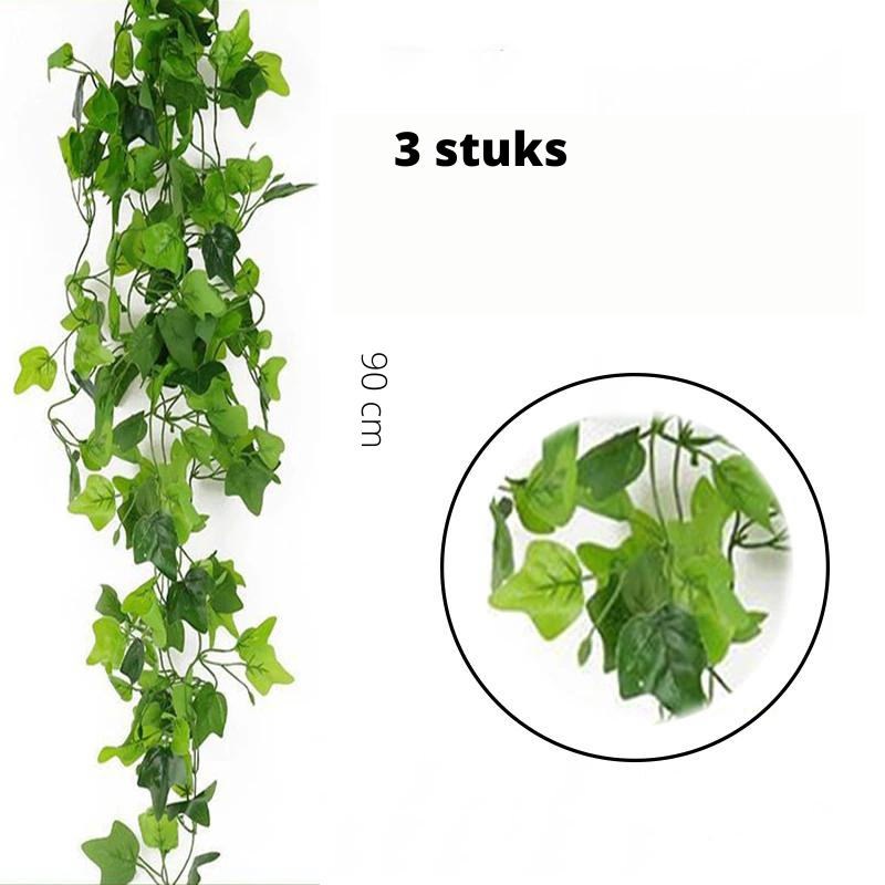 Groene Wanddecoratie | Klimops die geen verzorging nodig hebben (3 st.) - 3 - - Pantino