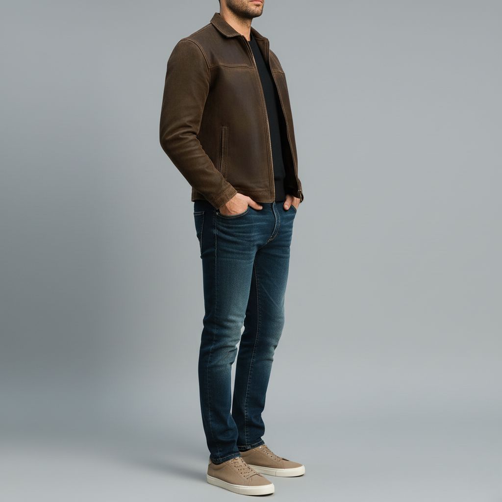 Leren jas : Matteo | Tijdloze leren jasje – Stijlvol, Duurzaam & Comfortabel in van Pantinoshop