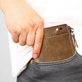 Cartera de seguridad RFID - Una cartera compacta y segura - Caqui