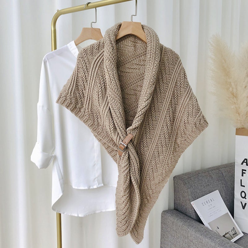 Fine Knitted Scarf™ | Driehoekige modesjaal voor vrouwen - - Accessoires - Pantino