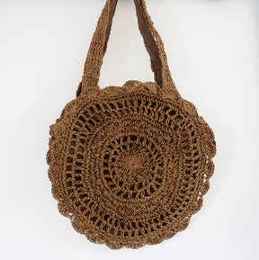 Veala | Vintage rotan tas - SeaSide Chic - - Beach bag - Pantino