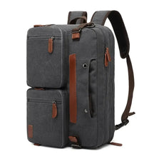 bags : Julia Uniek rugzak - rugzak dames - laptop rugzak in Canvas Grijs van Pantino