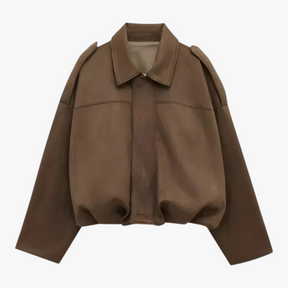 Jassen : Vera | Lichtgewicht Jasje in Bruin van Pantino