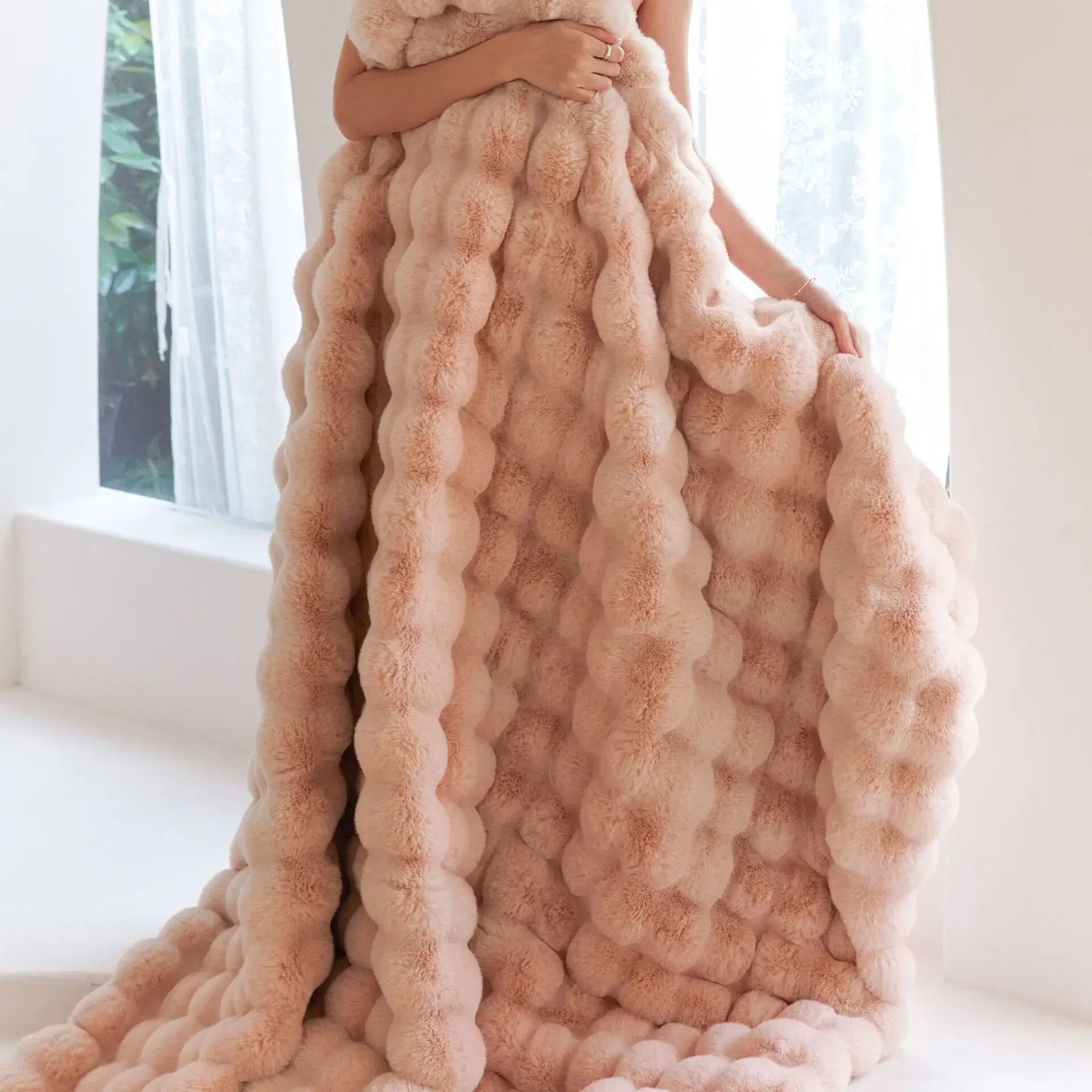 SnugWrap™ | Luxe Deken - Blush - - Pantino