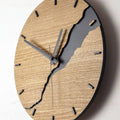 Reloj de pared GrandArc de madera - Gran tamaño - Diseño minimalista
