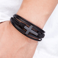 Armbånd Sort - Til Min Søn Metal