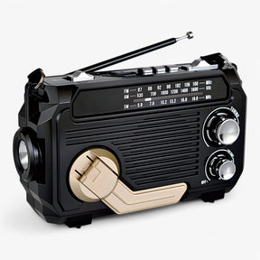 Gadgets : Eldar | Multifunctionele Zonneradio - Voorbereid op Elke Situatie in Zwart (Bijna uitverkocht) van Pantino