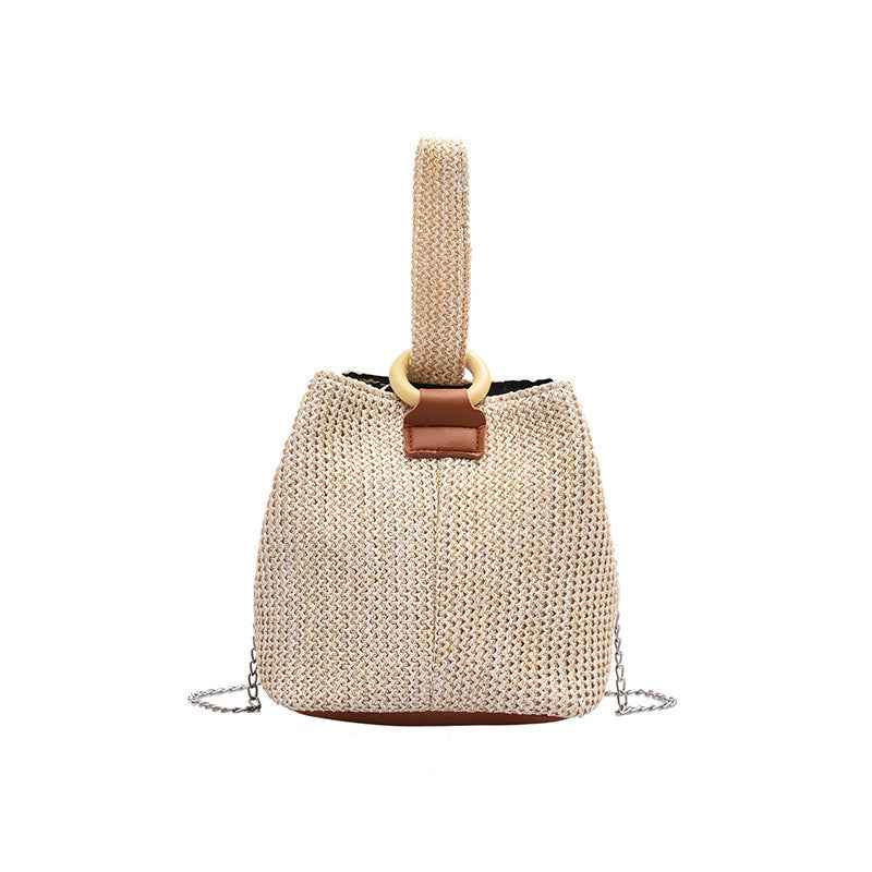 Veala | Unieke handgemaakte tas - Beige - Beach bag - Pantino